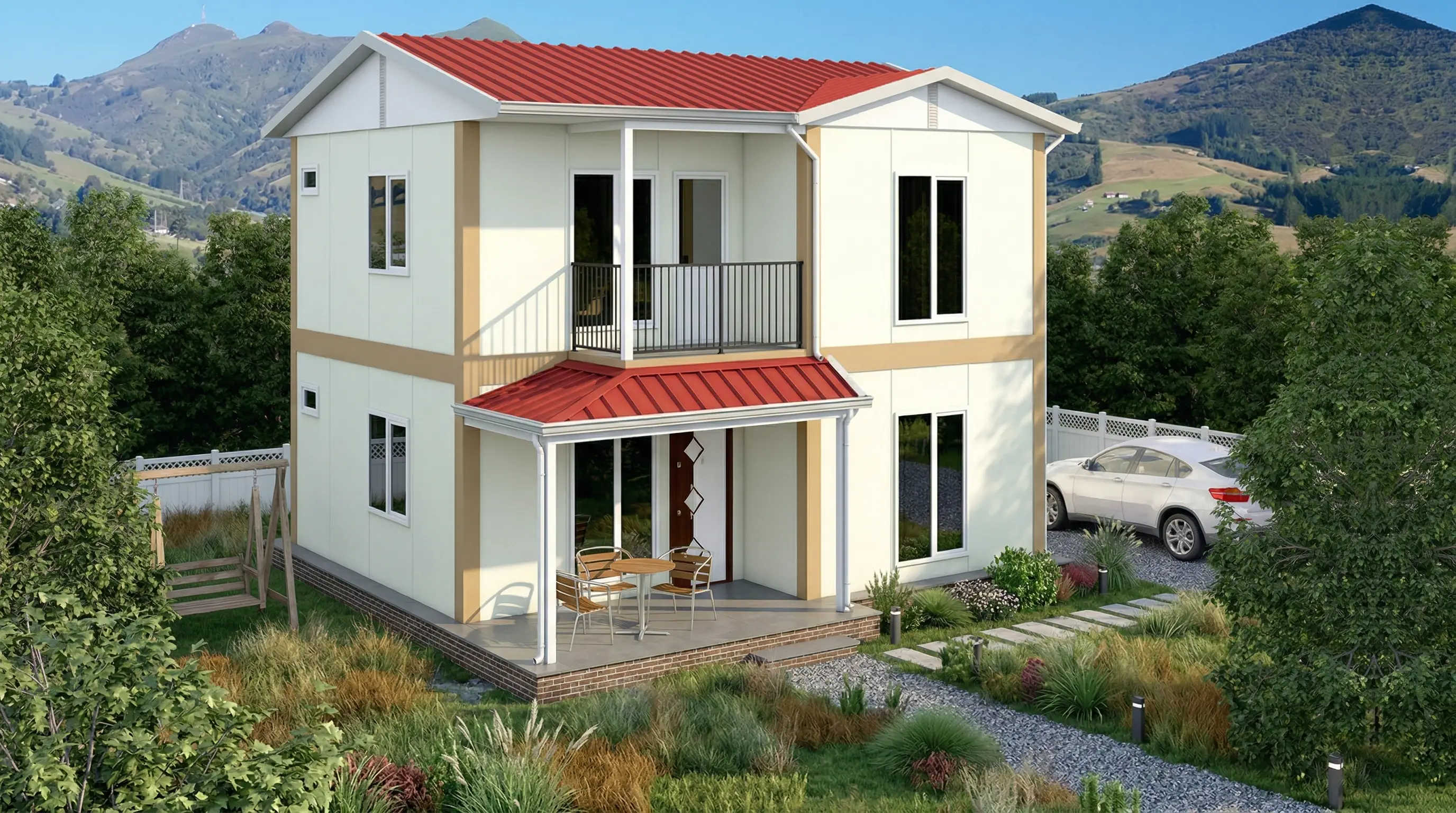 100 m² İki Katlı Prefabrik Ev Fiyatları