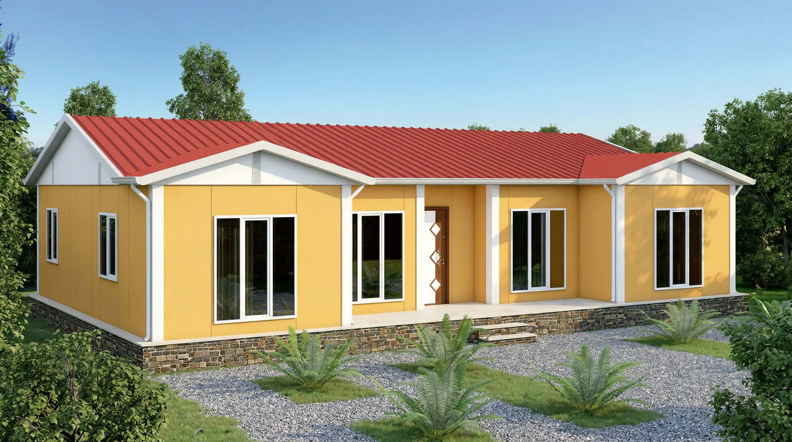 129 m² Prefabrik Ev Fiyatları