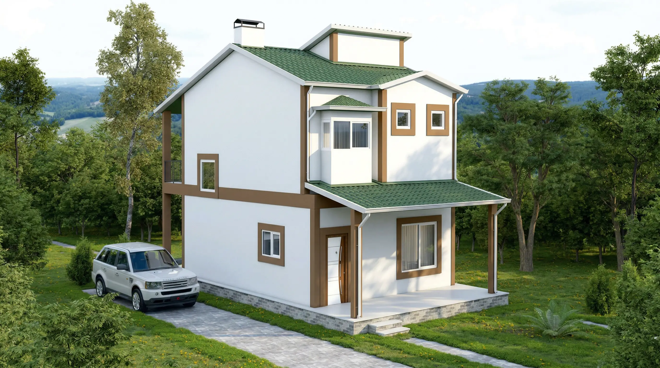 130 m² İki Katlı Çelik Ev Fiyatları