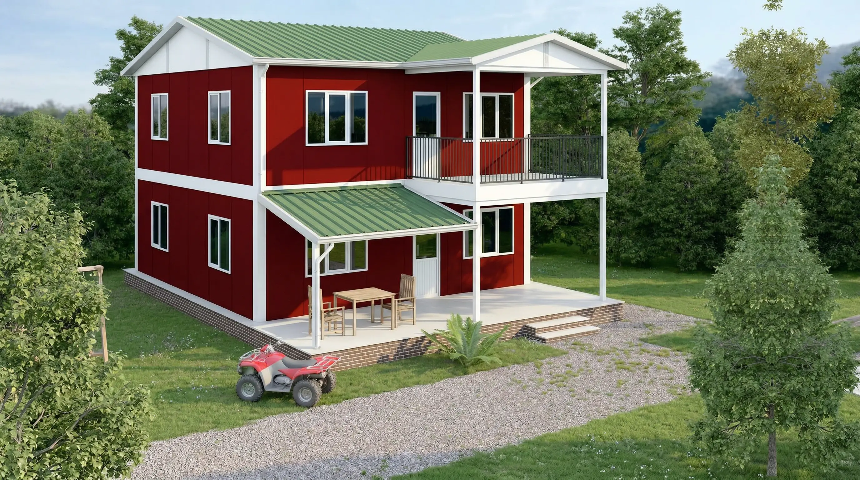 149 m² İki Katlı Prefabrik Ev Fiyatları