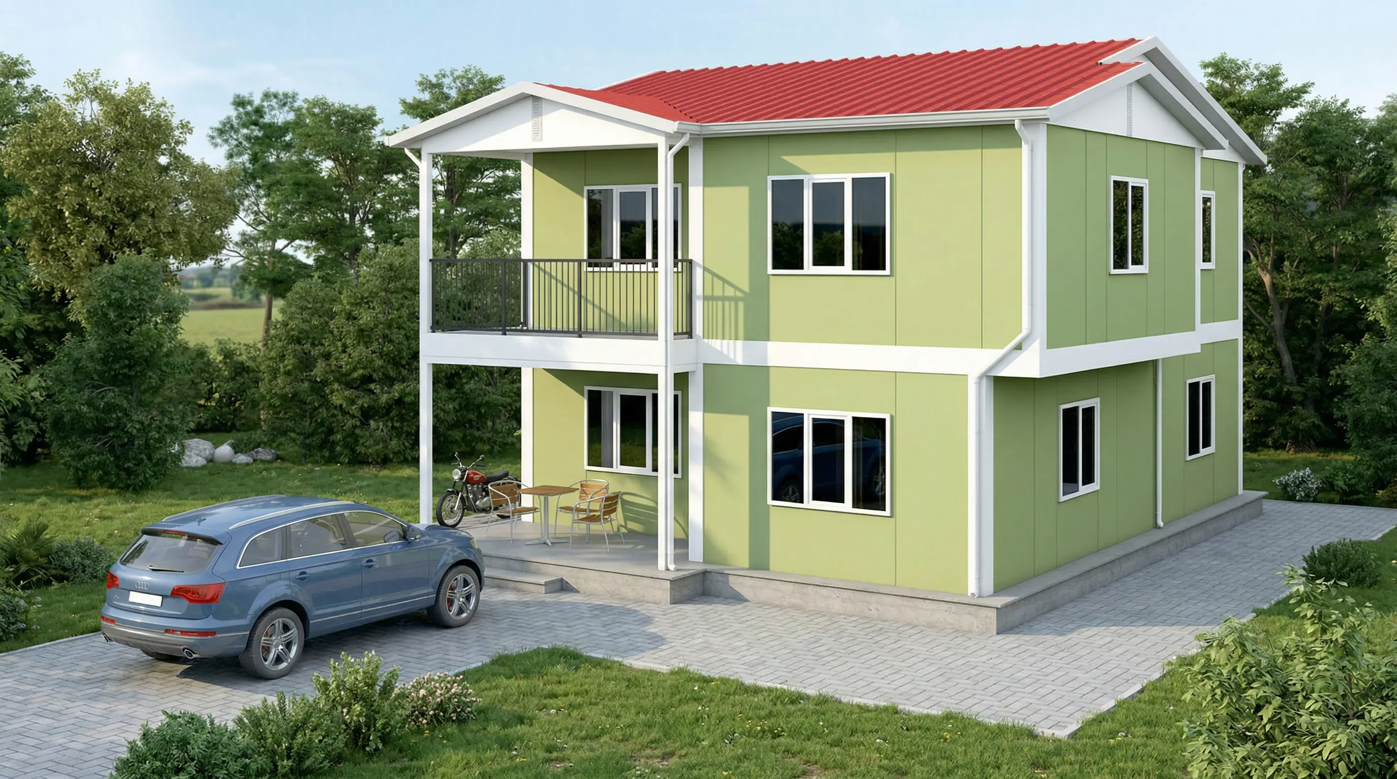150 m² İki Katlı Prefabrik Ev Fiyatları