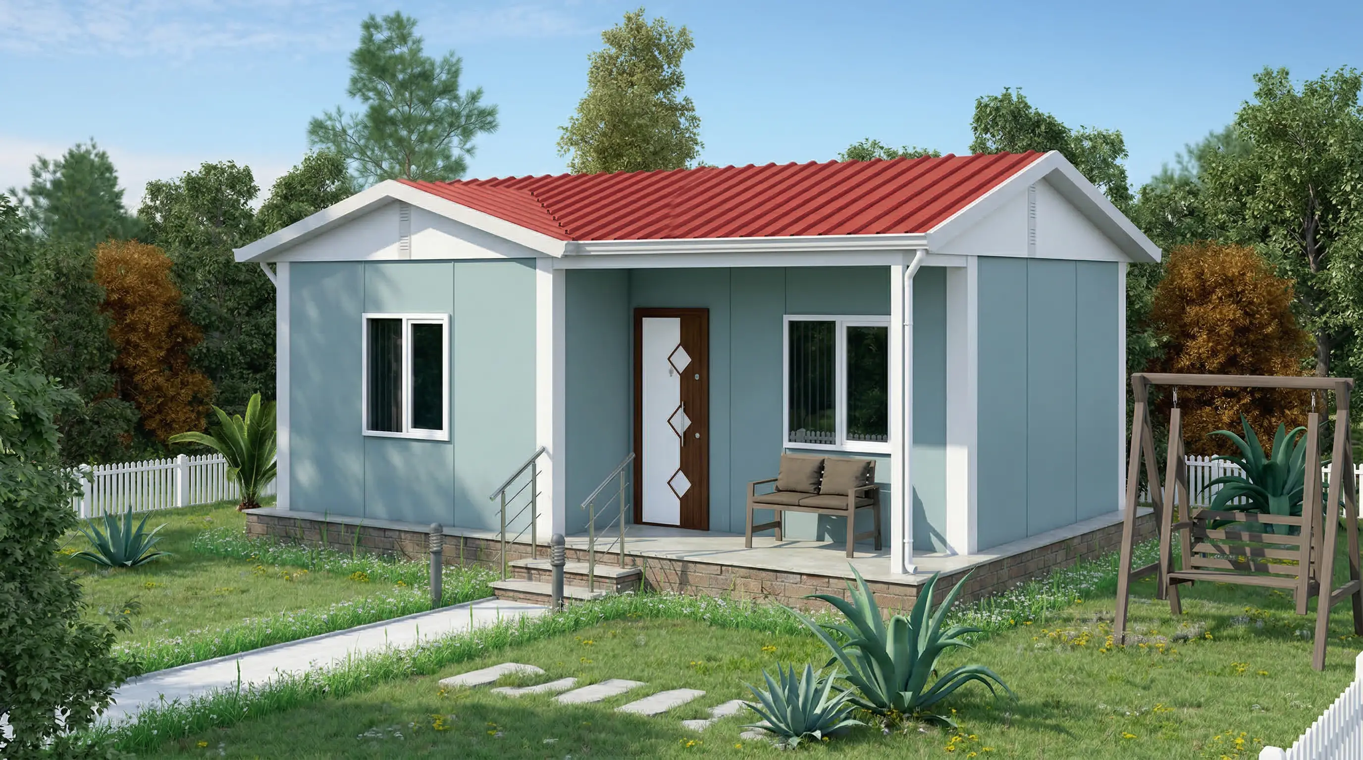 40 m2 Tek Katlı Prefabrik Ev