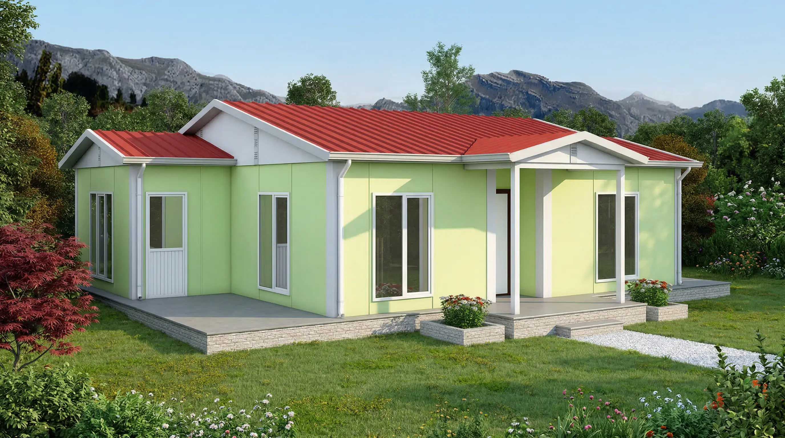 72 m² Prefabrik Ev Fiyatları
